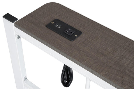 Nicoli White Queen Metal Bed With Underbed Storage by Furniture of America at Eve Furniture