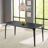 Nicoya Black Stone Top Rectangular Dining Table by Modus Furniture at Eve Furniture