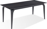 Nicoya Black Stone Top Rectangular Dining Table by Modus Furniture at Eve Furniture