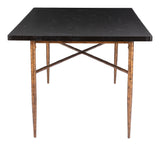 Nida Dining Table Black & Bronze by Zuomod at Eve Furniture