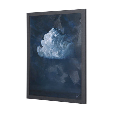 Night cloud I by Mercana Studio a Hand Embellished Textured Framed Art Print by Mercana at Eve Furniture