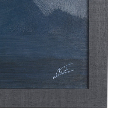 Night cloud I by Mercana Studio a Hand Embellished Textured Framed Art Print by Mercana at Eve Furniture