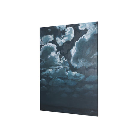 Night cloud II by Mercana Studio a Hand Embellished Textured Canvas by Mercana at Eve Furniture
