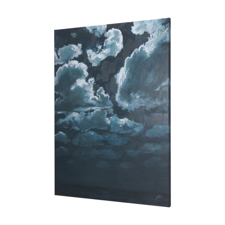 Night cloud II by Mercana Studio a Hand Embellished Textured Canvas by Mercana at Eve Furniture