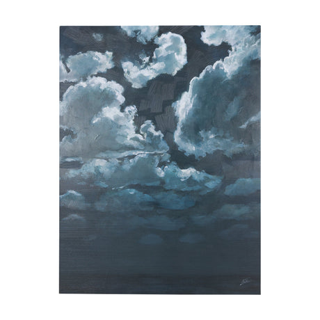 Night cloud II by Mercana Studio a Hand Embellished Textured Canvas by Mercana at Eve Furniture