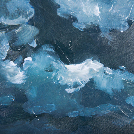 Night cloud II by Mercana Studio a Hand Embellished Textured Framed Art Print by Mercana at Eve Furniture