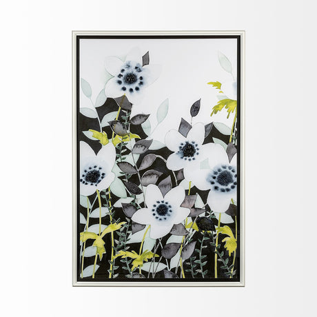 Night Foliage I by Grace Popp a Hand Embellished Textured Framed Art Print Matted under Glass by Mercana at Eve Furniture