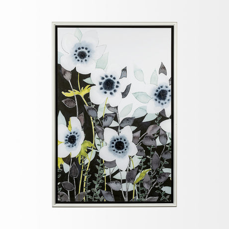 Night Foliage II by Grace Popp a Hand Embellished Textured Framed Art Print Matted under Glass by Mercana at Eve Furniture
