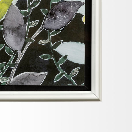 Night Foliage II by Grace Popp a Hand Embellished Textured Framed Art Print Matted under Glass by Mercana at Eve Furniture