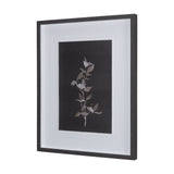 Night Leaves II by Mercana Studio a Hand Embellished Textured Framed Art Print Matted under Glass by Mercana at Eve Furniture