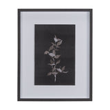 Night Leaves II by Mercana Studio a Hand Embellished Textured Framed Art Print Matted under Glass by Mercana at Eve Furniture