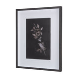 Night Leaves III by Mercana Studio a Hand Embellished Textured Framed Art Print Matted under Glass by Mercana at Eve Furniture