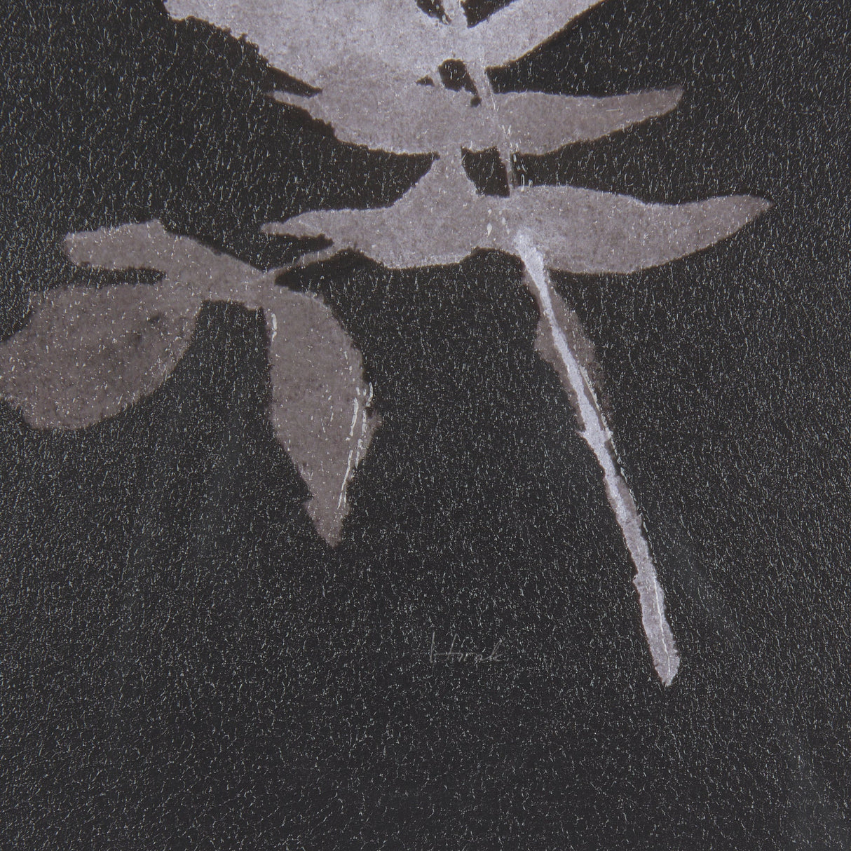 Night Leaves III by Mercana Studio a Hand Embellished Textured Framed Art Print Matted under Glass by Mercana at Eve Furniture