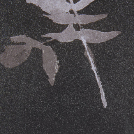 Night Leaves III by Mercana Studio a Hand Embellished Textured Framed Art Print Matted under Glass by Mercana at Eve Furniture