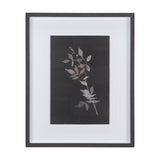 Night Leaves III by Mercana Studio a Hand Embellished Textured Framed Art Print Matted under Glass by Mercana at Eve Furniture