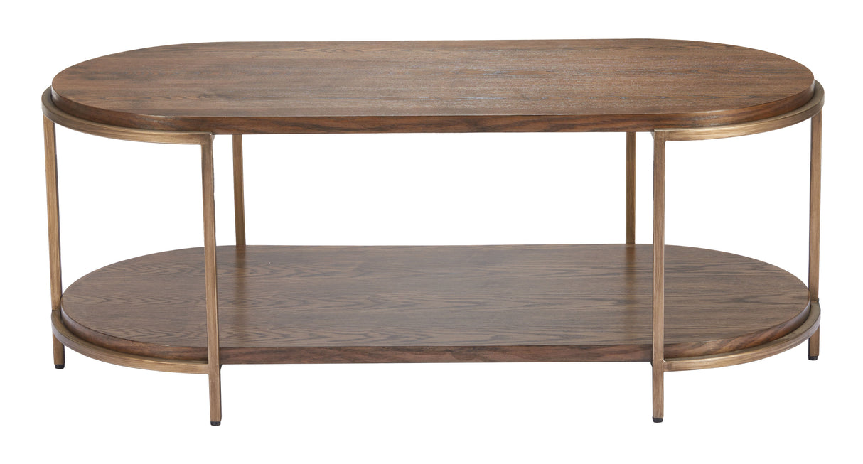 Niju Brown Coffee Table by Zuomod at Eve Furniture