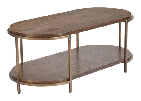 Niju Brown Coffee Table by Zuomod at Eve Furniture