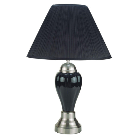Niki Black Table Lamp (6/Box) by Furniture of America at Eve Furniture