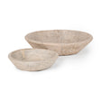 Nikita Set of 2 Large Light-Wash Reclaimed Wood Bowls by Mercana at Eve Furniture