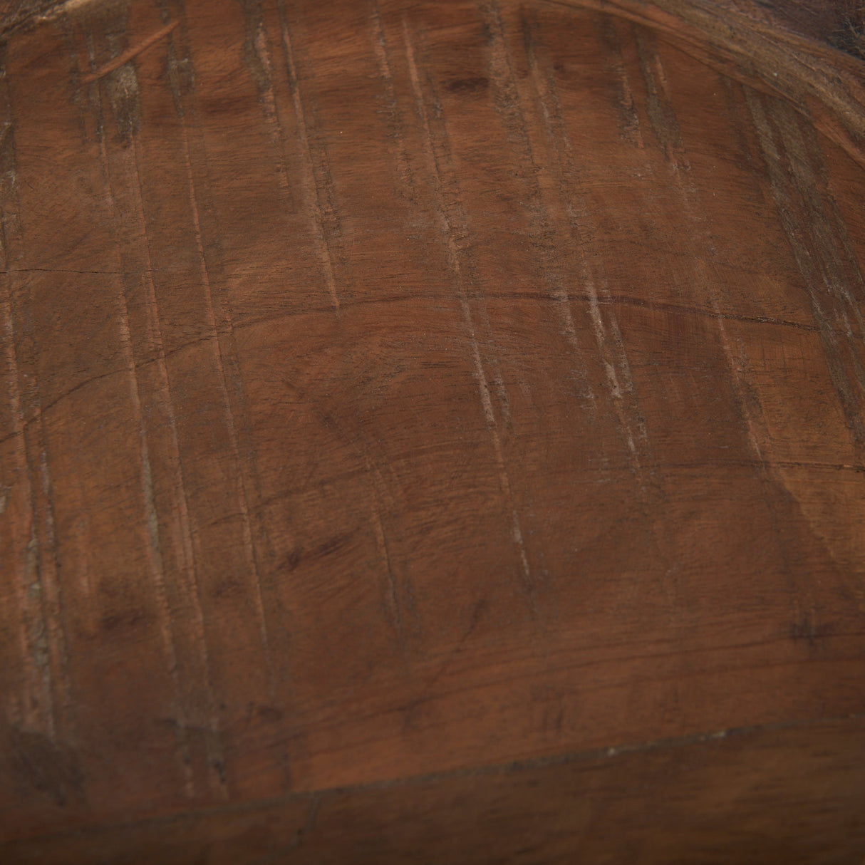 Nikita Set of 2 Large Medium Brown Reclaimed Wood Bowls by Mercana at Eve Furniture