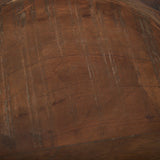 Nikita Set of 2 Large Medium Brown Reclaimed Wood Bowls by Mercana at Eve Furniture
