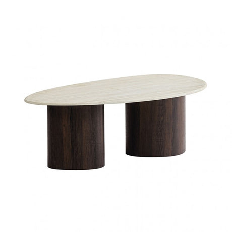 Nikos Dark Walnut Coffee Table by Furniture of America at Eve Furniture