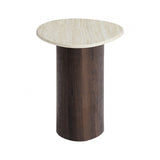 Nikos Dark Walnut End Table by Furniture of America at Eve Furniture