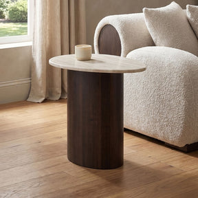 Nikos Dark Walnut End Table by Furniture of America at Eve Furniture