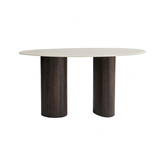 Nikos Dark Walnut Sofa Table by Furniture of America at Eve Furniture