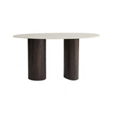 Nikos Dark Walnut Sofa Table by Furniture of America at Eve Furniture