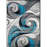 Niksar Turquoise Area Rug by Furniture of America at Eve Furniture