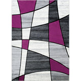 Niksar Gray/Purple Area Rug by Furniture of America at Eve Furniture