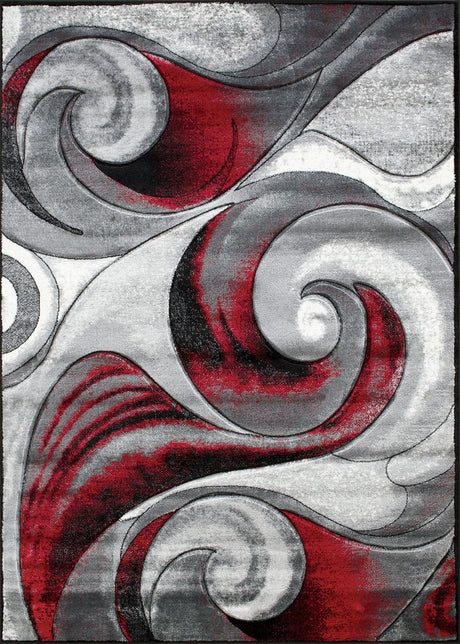 Niksar Red Area Rug by Furniture of America at Eve Furniture
