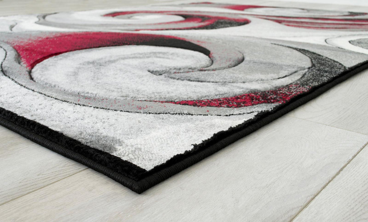 Niksar Red Area Rug by Furniture of America at Eve Furniture