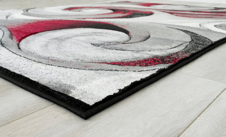 Niksar Red Area Rug by Furniture of America at Eve Furniture