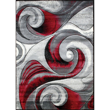 Niksar Red Area Rug by Furniture of America at Eve Furniture