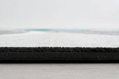 Niksar Turquoise Area Rug by Furniture of America at Eve Furniture