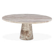 Nile 38" Coffee Table in Brown Toronto Marble by Home Trends & Design at Eve Furniture