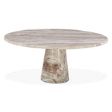 Nile 38" Coffee Table in Brown Toronto Marble by Home Trends & Design at Eve Furniture