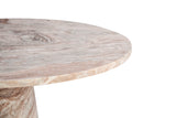 Nile 48" Round Dining Table in Brown Toronto Marble by Home Trends & Design at Eve Furniture