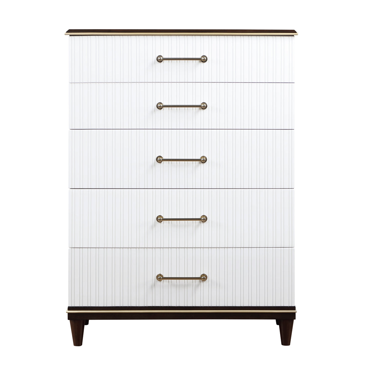 Niles White/Cherry Chest by Homelegance at Eve Furniture