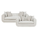 Nimbus Beige 2-Piece Living Room Set by Homelegance at Eve Furniture