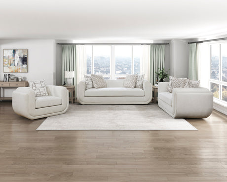 Nimbus Beige Loveseat by Homelegance at Eve Furniture