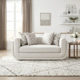 Nimbus Beige Loveseat by Homelegance at Eve Furniture