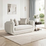 Nimbus Beige Loveseat by Homelegance at Eve Furniture