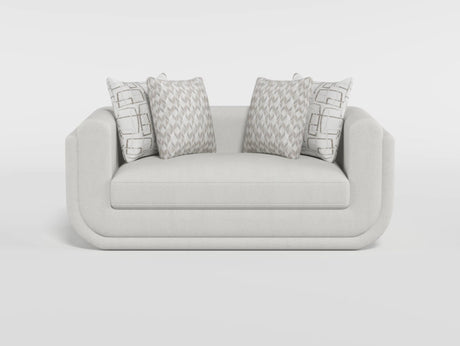 Nimbus Beige Loveseat by Homelegance at Eve Furniture
