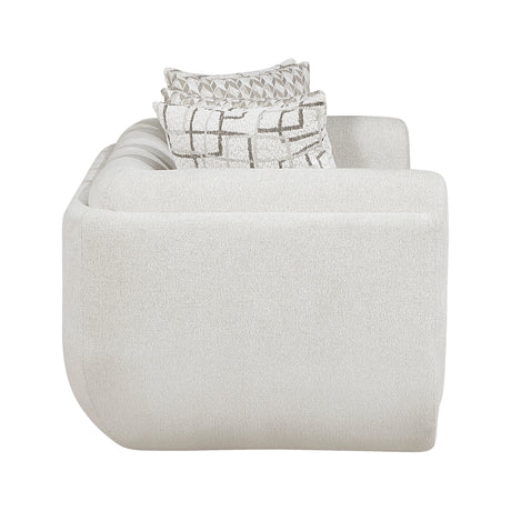 Nimbus Beige Loveseat by Homelegance at Eve Furniture