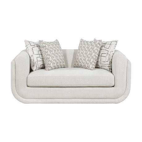 Nimbus Beige Loveseat by Homelegance at Eve Furniture