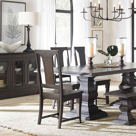 Nimes 18" Dining Chair in Vintage Brown, Set of 2 by Home Trends & Design at Eve Furniture