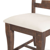 Nimes 18" Upholstered Dining Chair in Weathered Mango, Set of 2 by Home Trends & Design at Eve Furniture